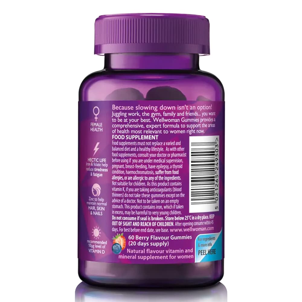 Vitabiotics - Wellwoman Monivitamiini-Kumit - 60 Kumia