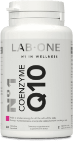 LAB ONE - Coenzyme Q10 - 60 Caps – LAB ONE förpackning