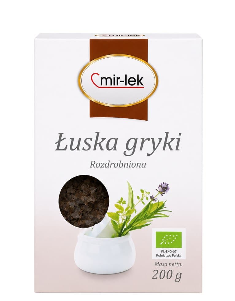 Mir-Lek - Buckwheat Husk - 200g – Mir-Lek förpackning