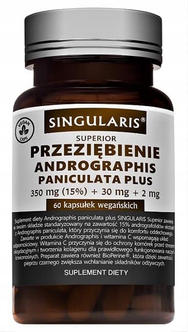 Singularis - Cold Andrographis Paniculata Plus - 60 Caps – Singularis förpackning