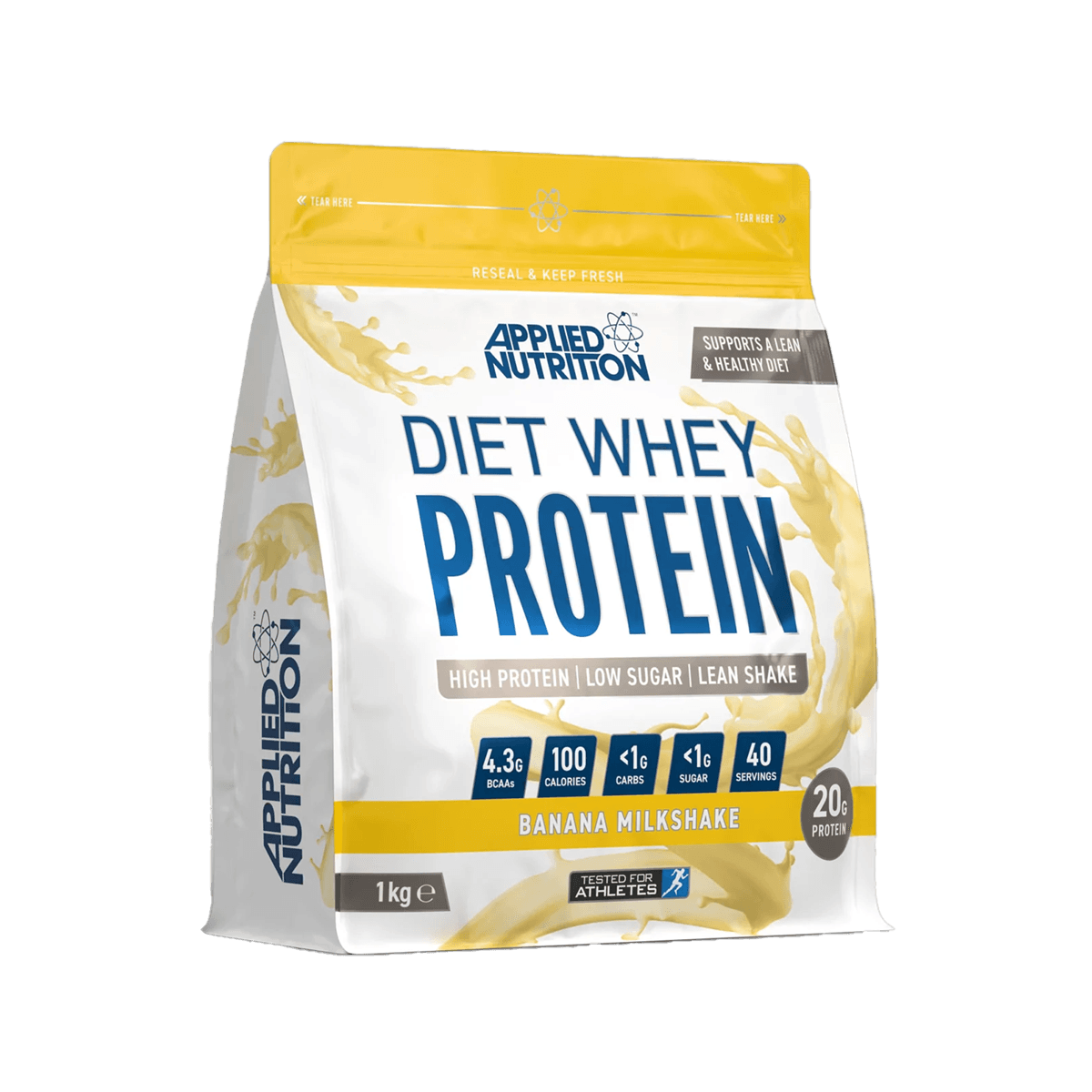 Applied Nutrition - Valleprotein - Bananmilkshake, 1 kg – Applied Nutrition emballage