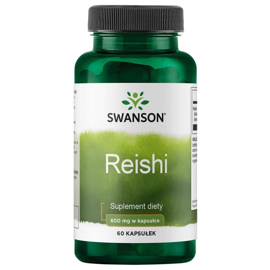 Swanson - Reishi - 60 Caps – Swanson förpackning