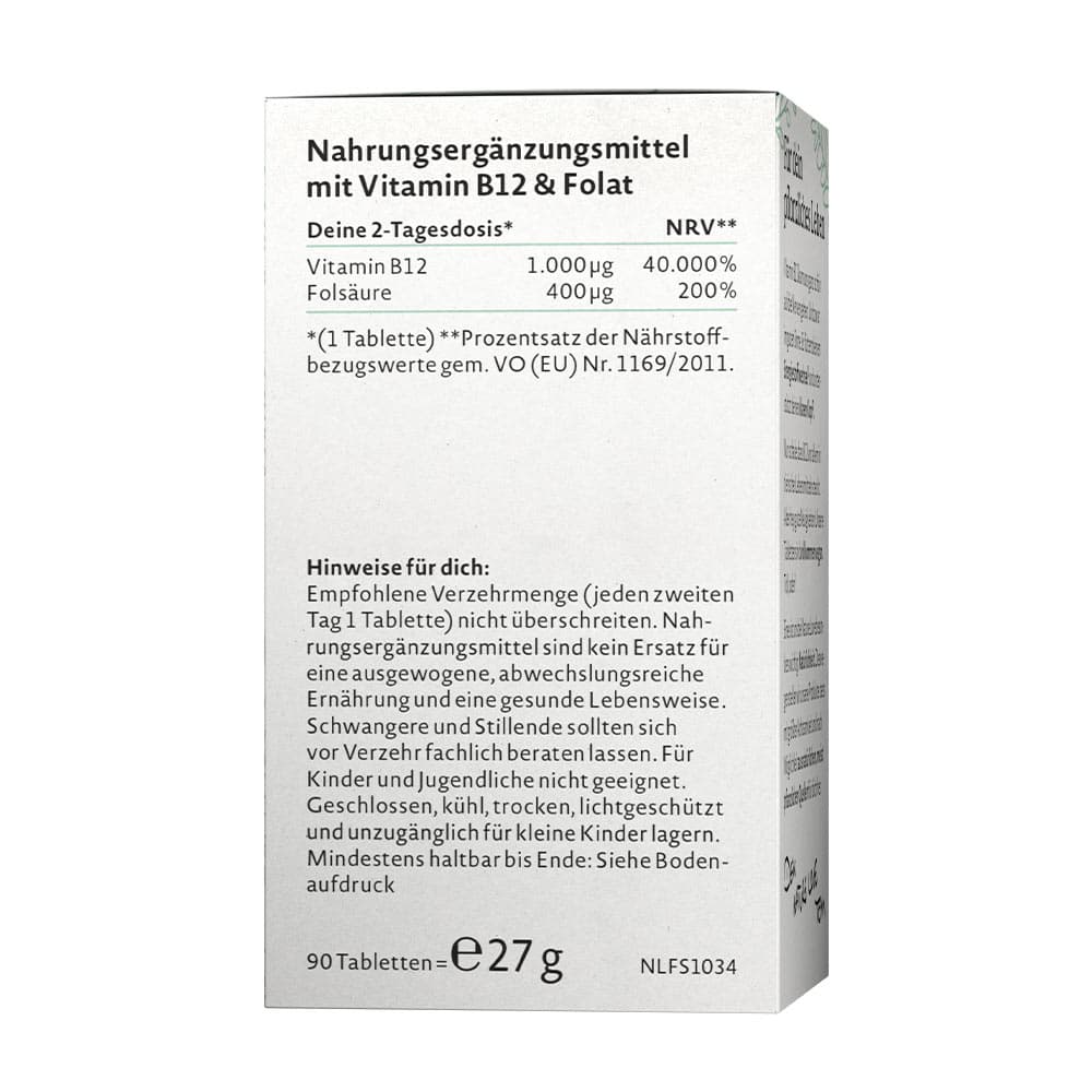 Nature Love - Vitamin B12 - 90 Tabs