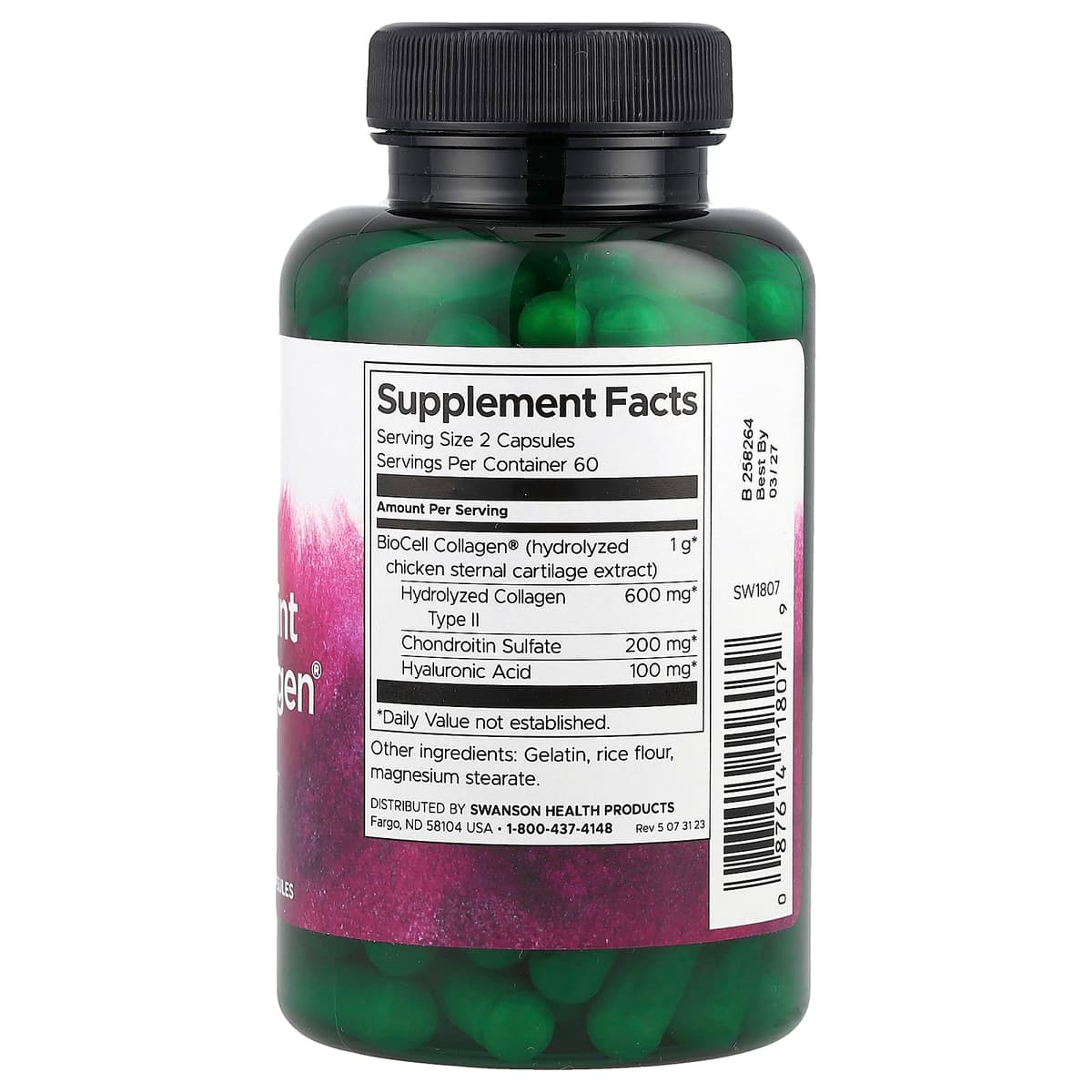 Swanson - Skin And Joint Biocell Collagen - 120 Caps