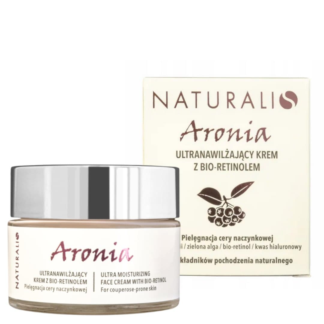 Naturalis - Aronia Ultra Moisturizing Face Cream With Bio-Retinol - 50ml – Naturalis förpackning