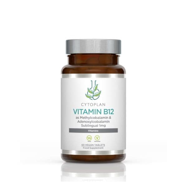 Cytoplan - Vitamin B12 1 mg, 60 veganska sublinguala tabletter
