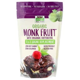 Now Foods - Monk Fruit With Erythritol, Organic Powder - 454g