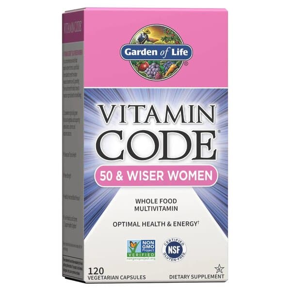 Garden Of Life - Vitamin Code 50 & Wiser Women – Garden Of Life förpackning