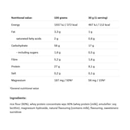 Allnutrition - Protein Rice Porridge, White Chocolate-Raspberry - 400g