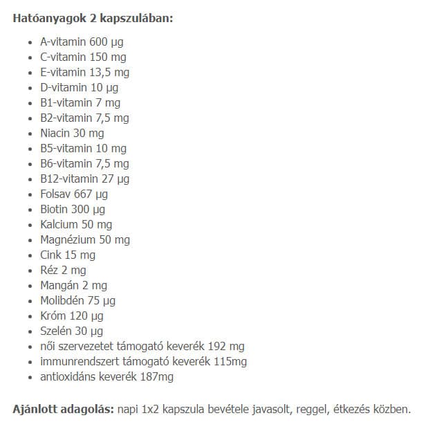 USA Medical - Multivitamin til Kvinder - 60 Kapsler