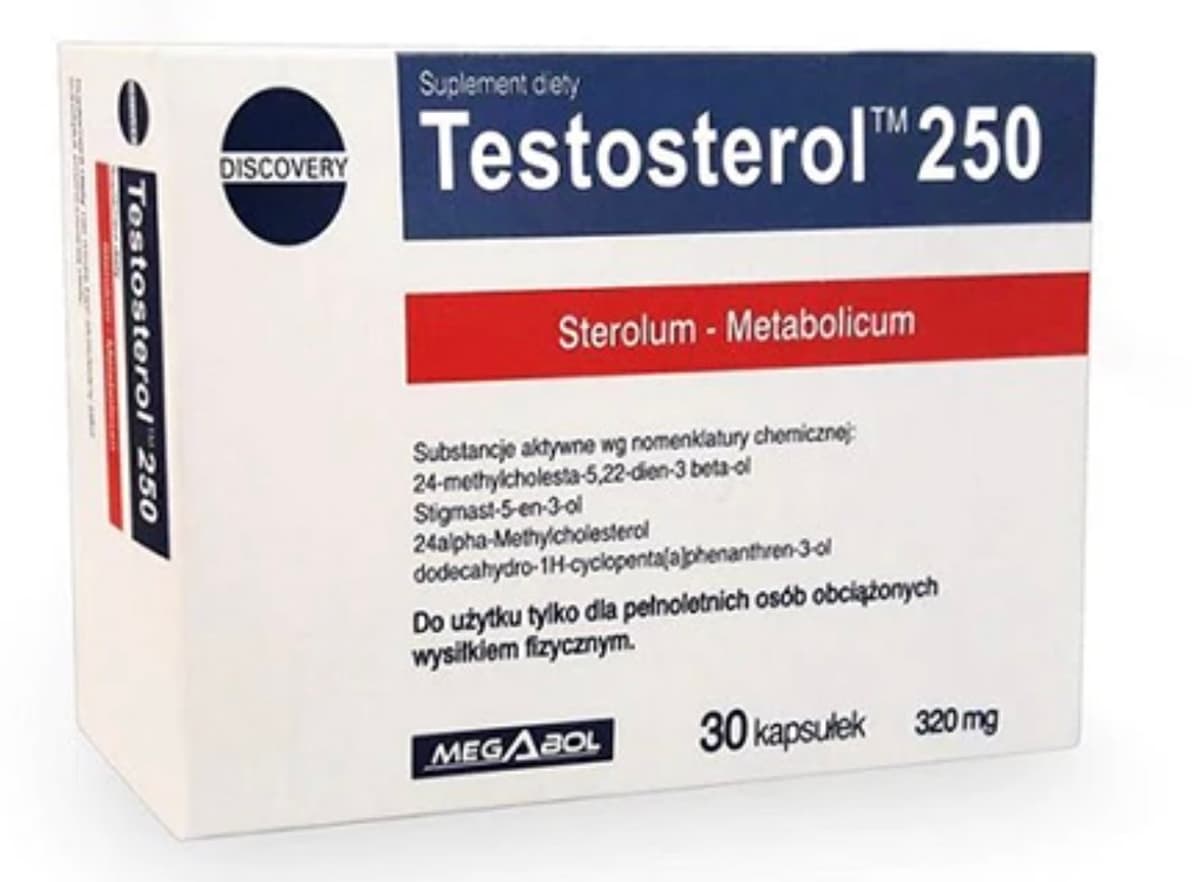 Megabol - Testosterol 250 - 30 Caps – Megabol förpackning