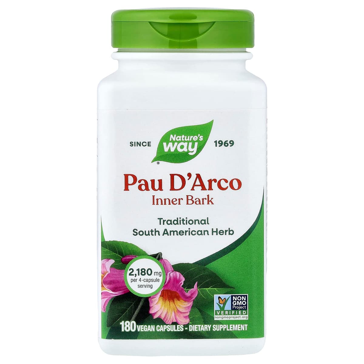 Nature'S Way - Pau D'Arco Inner Bark - 180 Caps