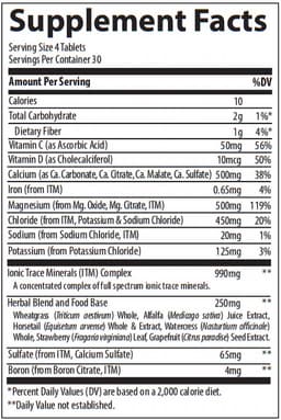 Trace Minerals - Complete Calcium & Magnesium - 120 tablets