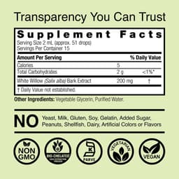 Nature's Answer - White Willow Extract - 30ml