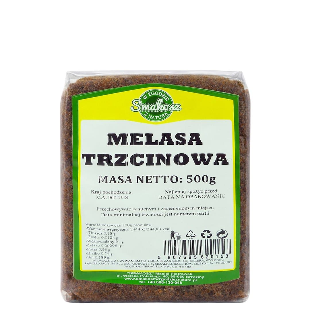 Smakosz - Cane Molasses - 500g – Smakosz förpackning