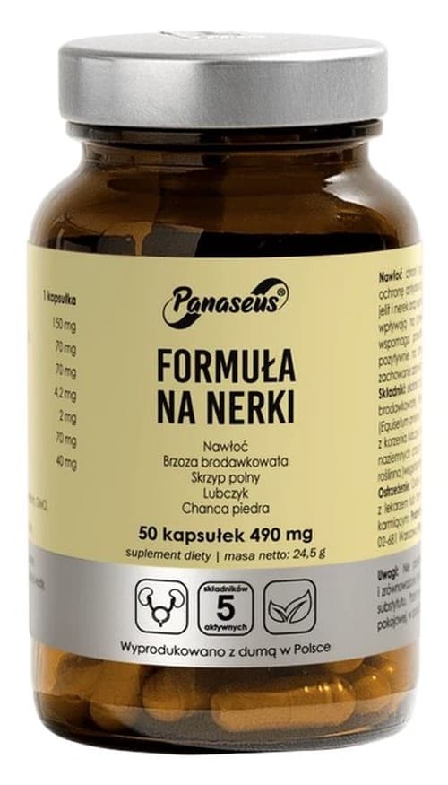 Panaseus - Kidney Formula - 50 Caps – Panaseus förpackning