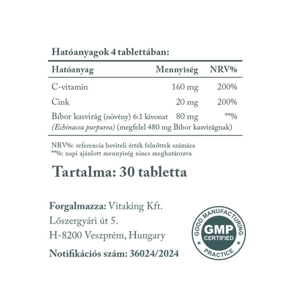 Vitaking - Zinc Immuno Lozenges 30 - 30 Sugtabletter (30 Lozenges)