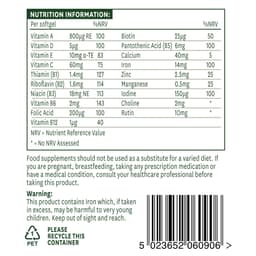 Natures Aid - Multi-Vitamins & Minerals - 90 Sgels