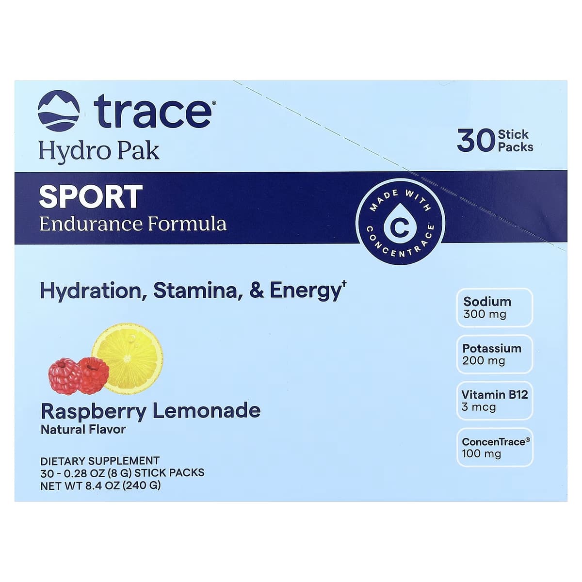Trace Minerals - Hydro Pak Sport Endurance Formula