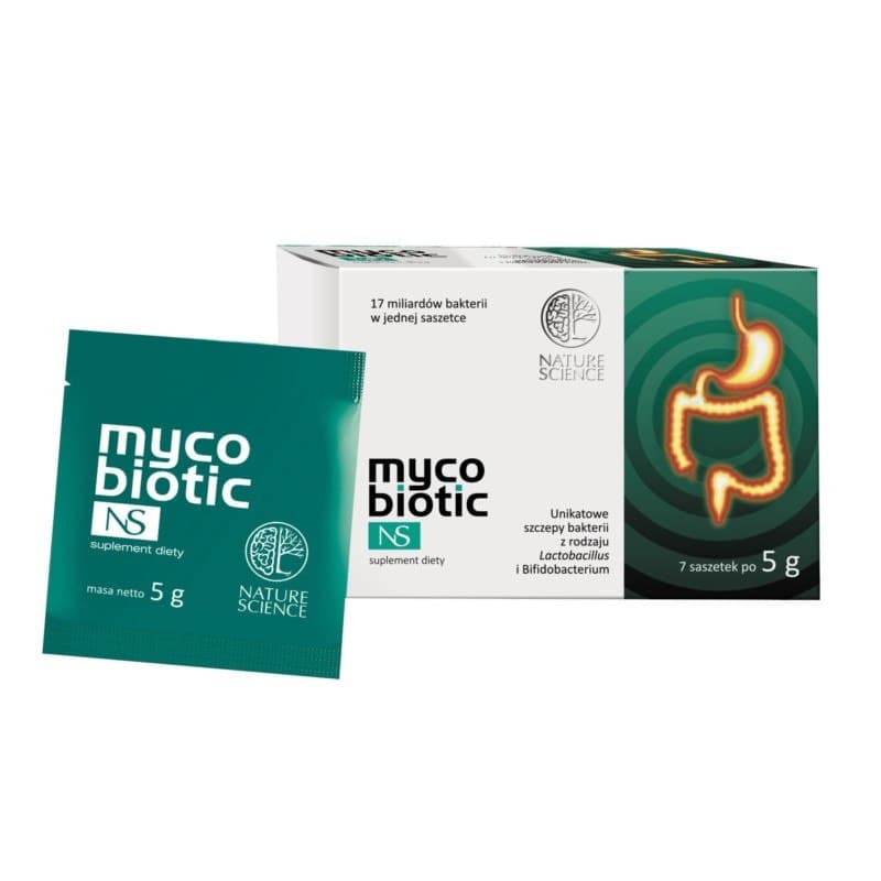 Nature Science - Myco Biotic Ns - Probiotic Blend - 5g Per Sachets, 7 Sachets – Nature Science förpackning