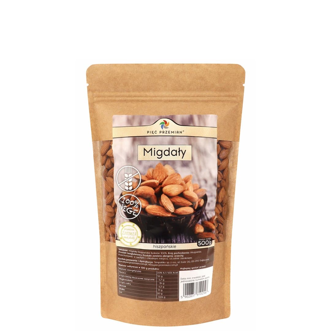 Pięć Przemian - Almonds - 500g