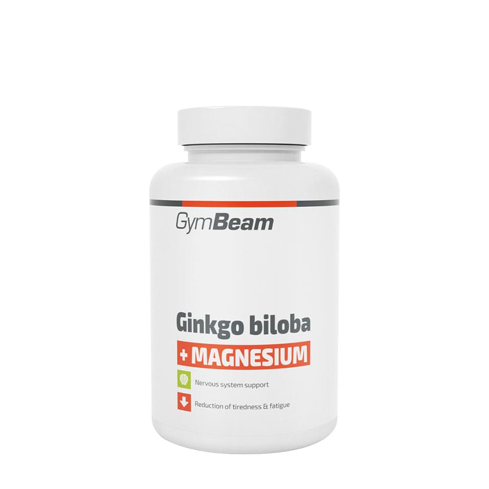 Gymbeam - Ginkgo Biloba + Magnesium - 90 Caps – GymBeam förpackning