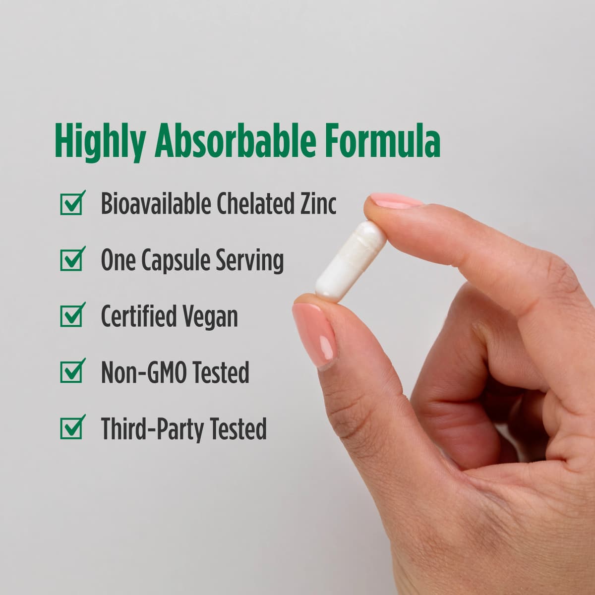 Nordic Naturals - Zinkglycinat - 60 kapsler