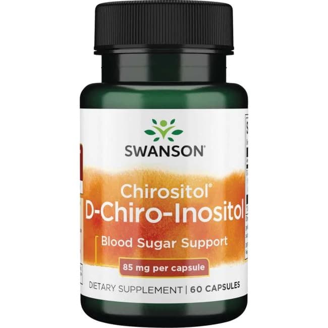 Swanson - Chirositol D-Chiro-Inositol - 60 Capsules – Swanson förpackning