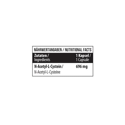 MST - NAC, N-acetyl-L-cystein - 60 kapslar