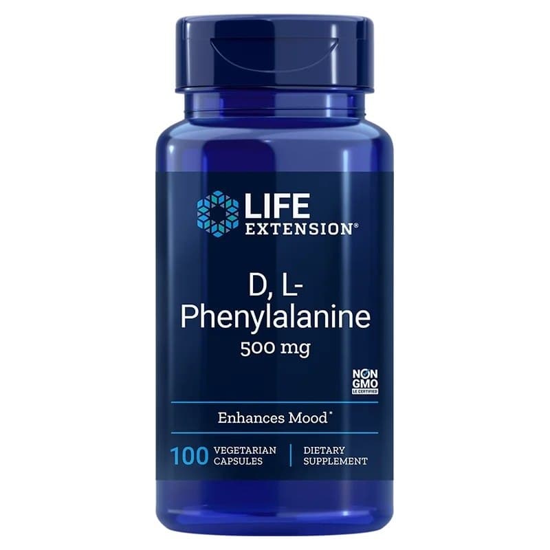 Life Extension - D, L-Phenylalanine – Life Extension förpackning
