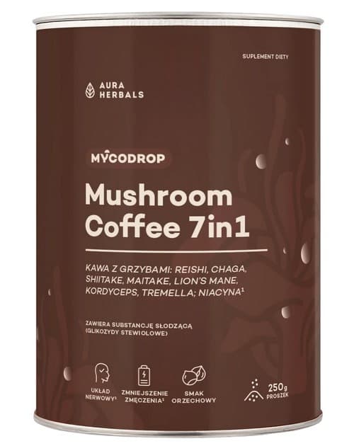Aura Herbals - Mycodrop Mushroom Coffee 7In1