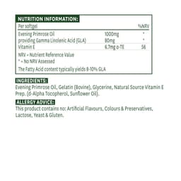Natures Aid - Evening Primrose Oil - 90 Sgels