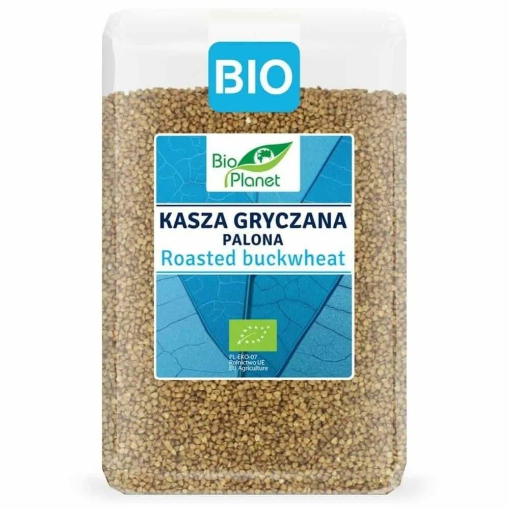 Bio Planet Kasza Gryczana Palona BIO 2 kg – Bio Planet förpackning