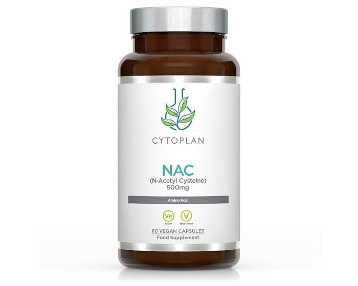 Cytoplan - NAC (N-Acetyl Cysteine) 500mg – Cytoplan förpackning