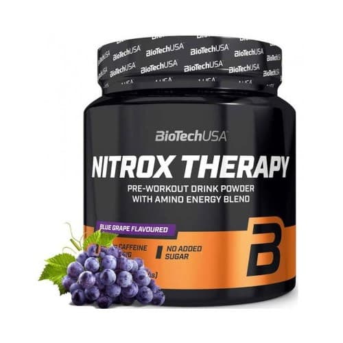 BioTechUSA - Nitrox Therapy - Pre-Workout Blue Grape - 340g