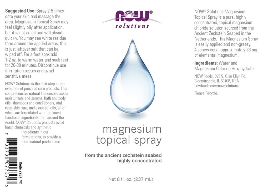 NOW Foods - Magnesium Topical Spray - 237ml