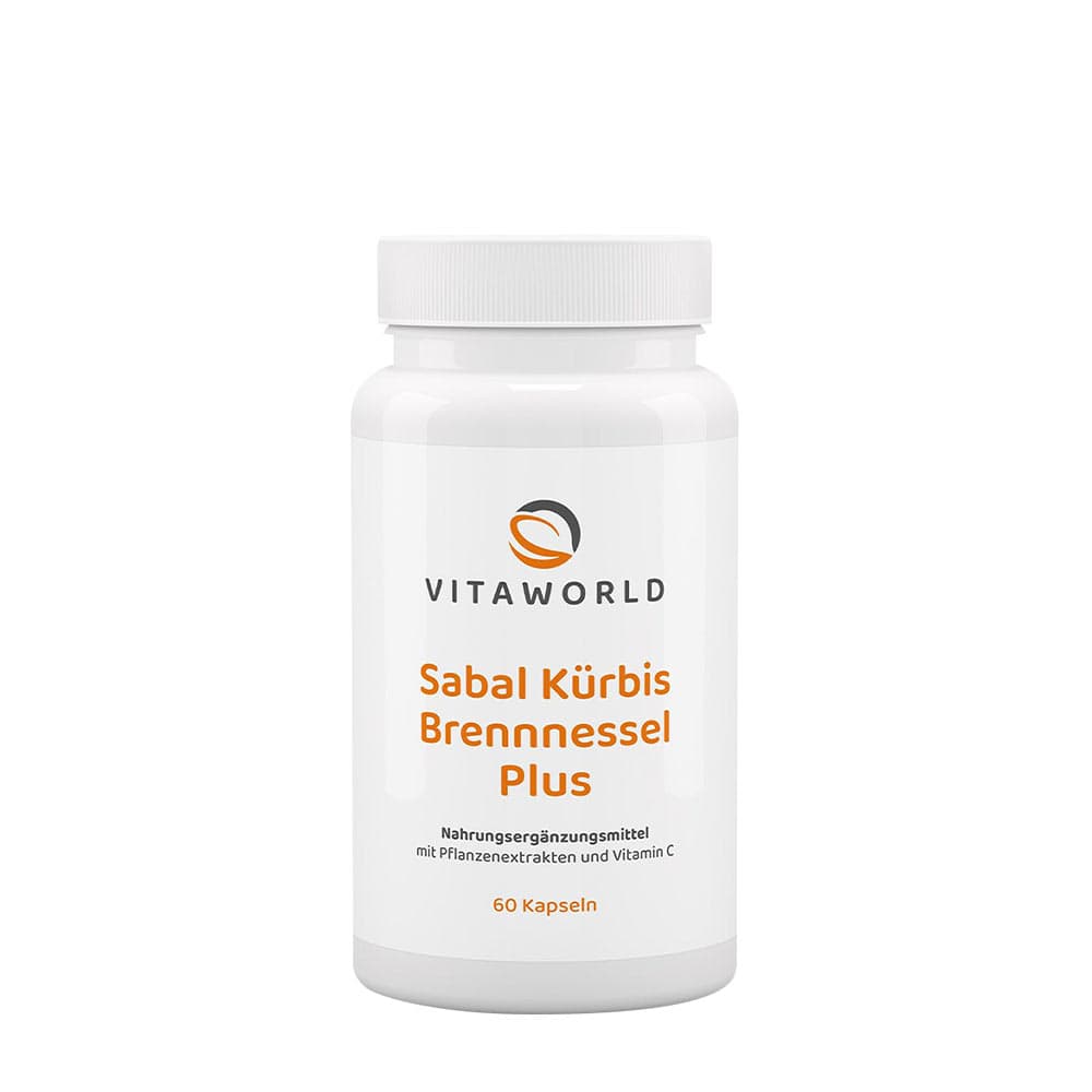 Vitaworld - Sabal Pumpkin Nettle Plus - 60 Caps – Vitaworld förpackning