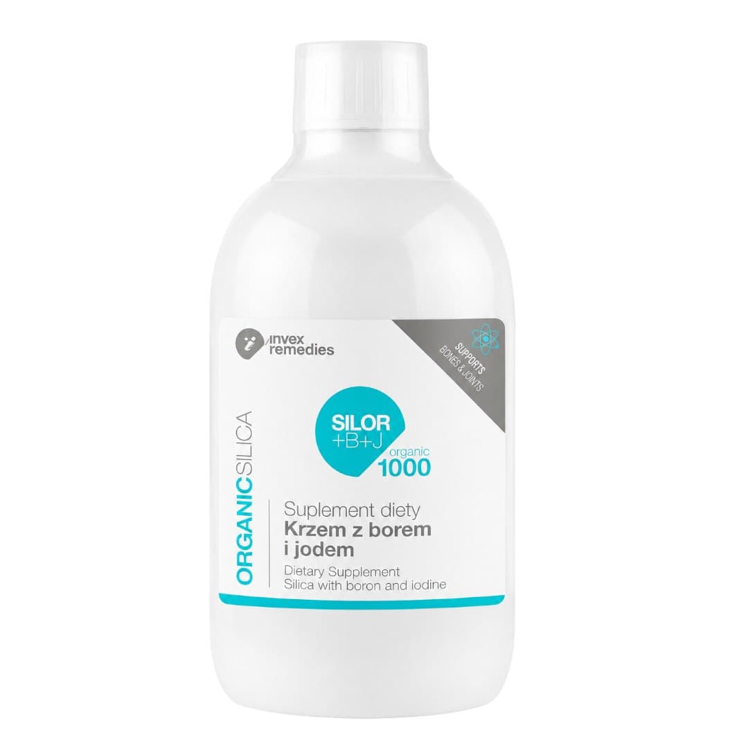 INVEX REMEDIES - Silor +B+J Organic - 500 ml – INVEX REMEDIES förpackning