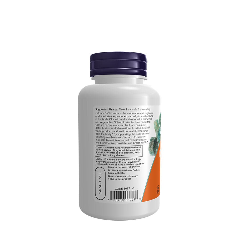 NOW Foods - Calcium D-Glucarate - 90 Veg Capsules