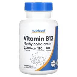 Nutricost - Vitamin B12 - 2000mcg, 120 Caps