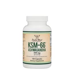 Double Wood Supplements - KSM-66 Ashwagandha - 120 kapselia