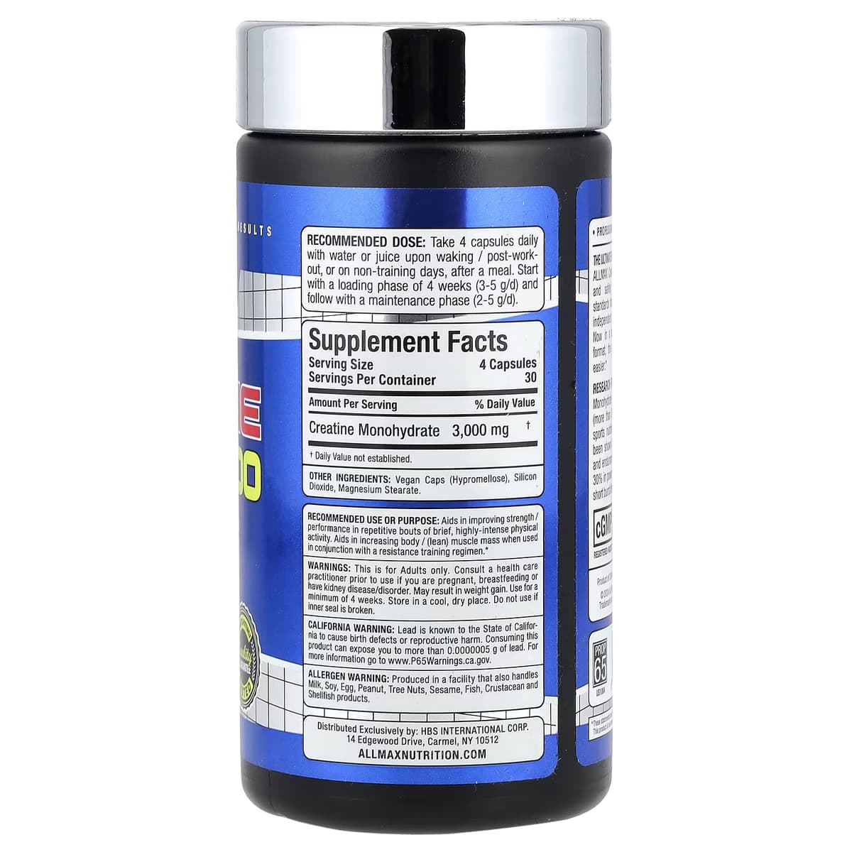 Allmax Nutrition - Creatine 3000 - 120 Caps
