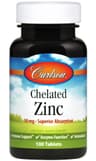 Carlson Labs - Chelated Zinc 30mg - 100 Tabs