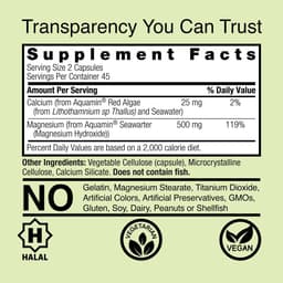 Nature's Answer - Marine Based Magnesium - 90 Vcaps