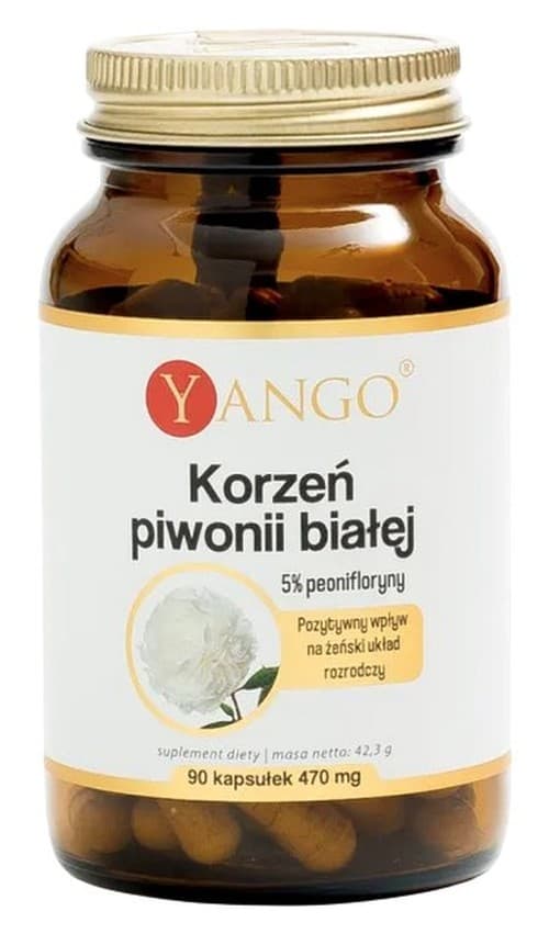 Yango - White Peony Root (5% Paeoniflorin - 90 Caps)