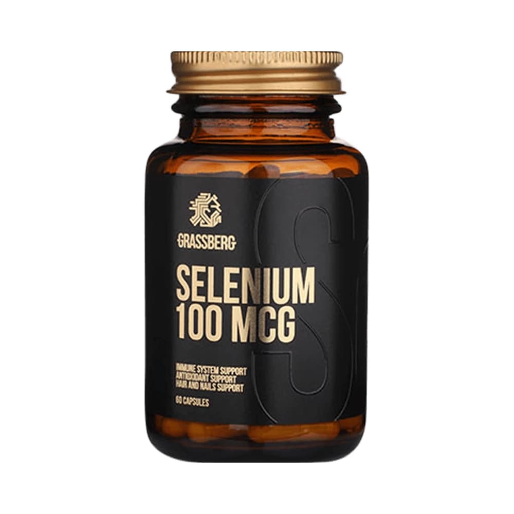 Grassberg - Selenium 100 mcg - Unflavoured – Grassberg förpackning