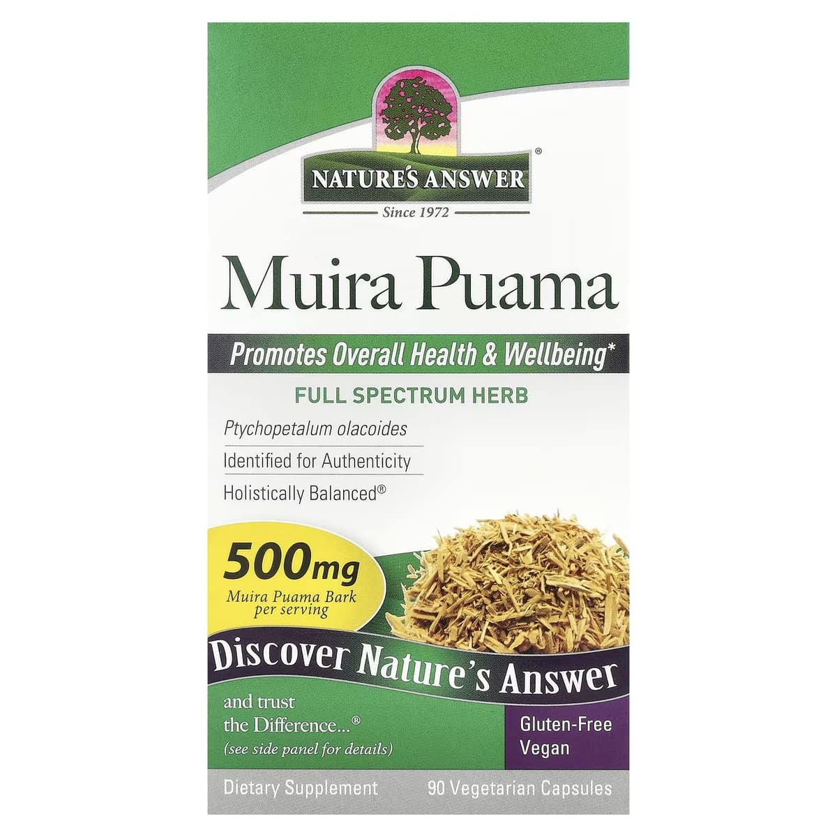 Nature's Answer - Muira Puama - 90 Vcaps