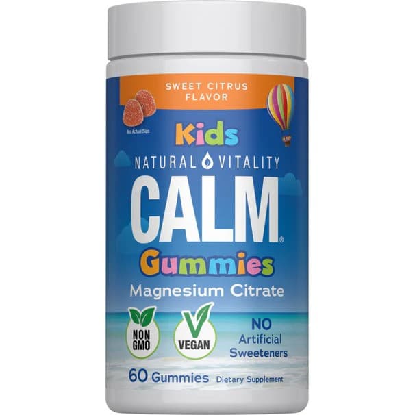Natural Vitality - Calm Kids Gummies – Natural Vitality förpackning