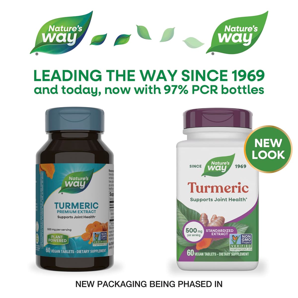 Nature'S Way - Gurkemeja Premium Ekstrakt - 60 Veganske Tabletter