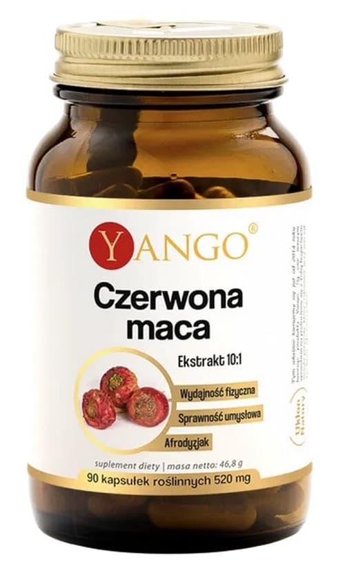 Yango - Red Maca - 30 Days - 90 Caps – Yango förpackning